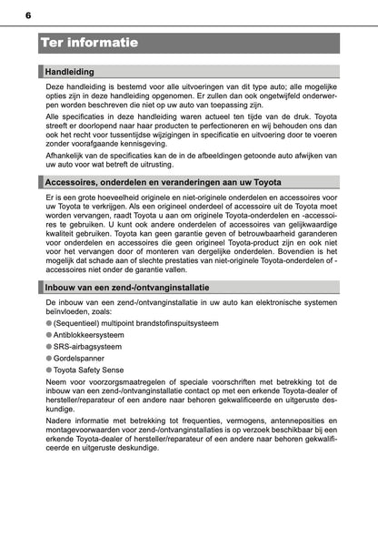 2020-2021 Toyota Aygo Owner's Manual | Dutch