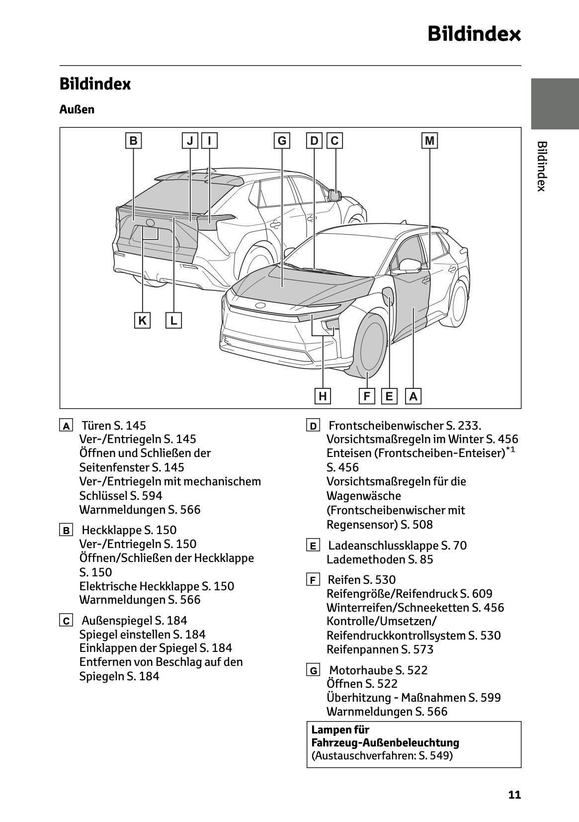 2025 Toyota bZ4X Owner's Manual | German