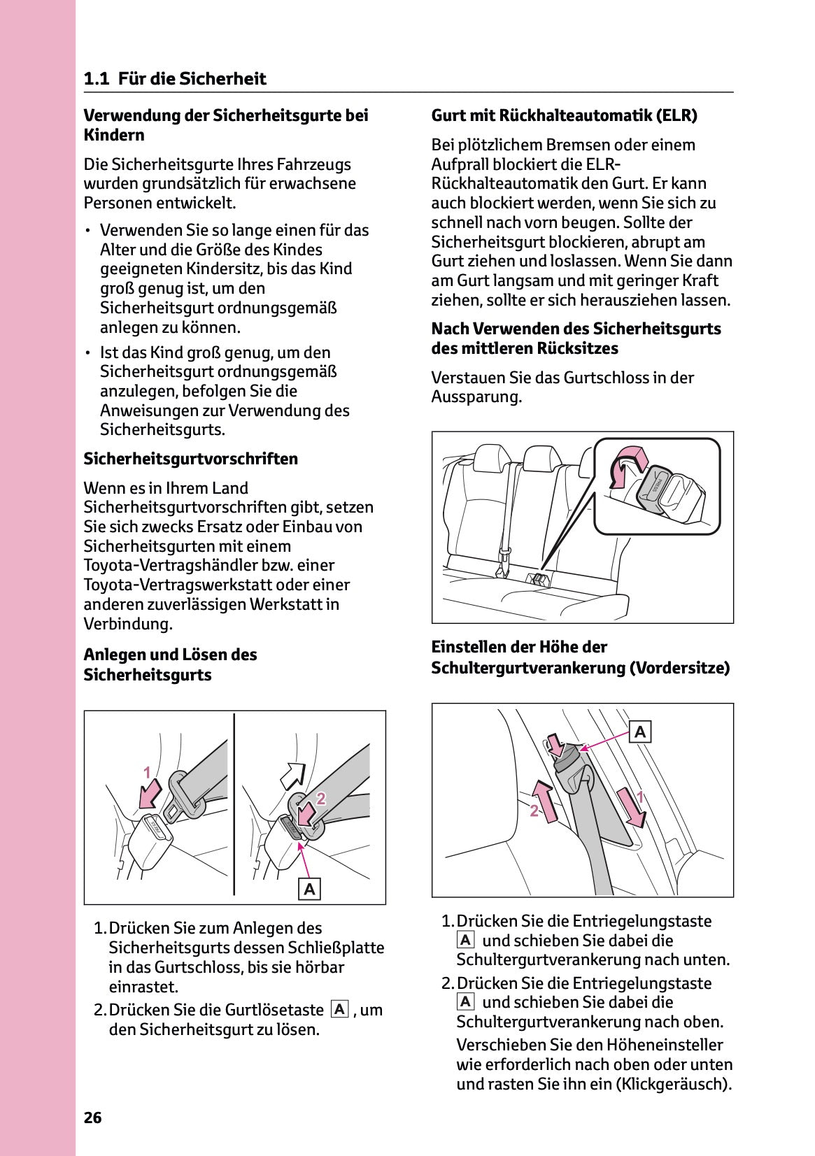2025-2026 Toyota C-HR Plug-in-Hybrid Bedienungsanleitung | Deutsch