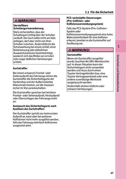 2025-2026 Toyota C-HR Plug-in-Hybrid Bedienungsanleitung | Deutsch