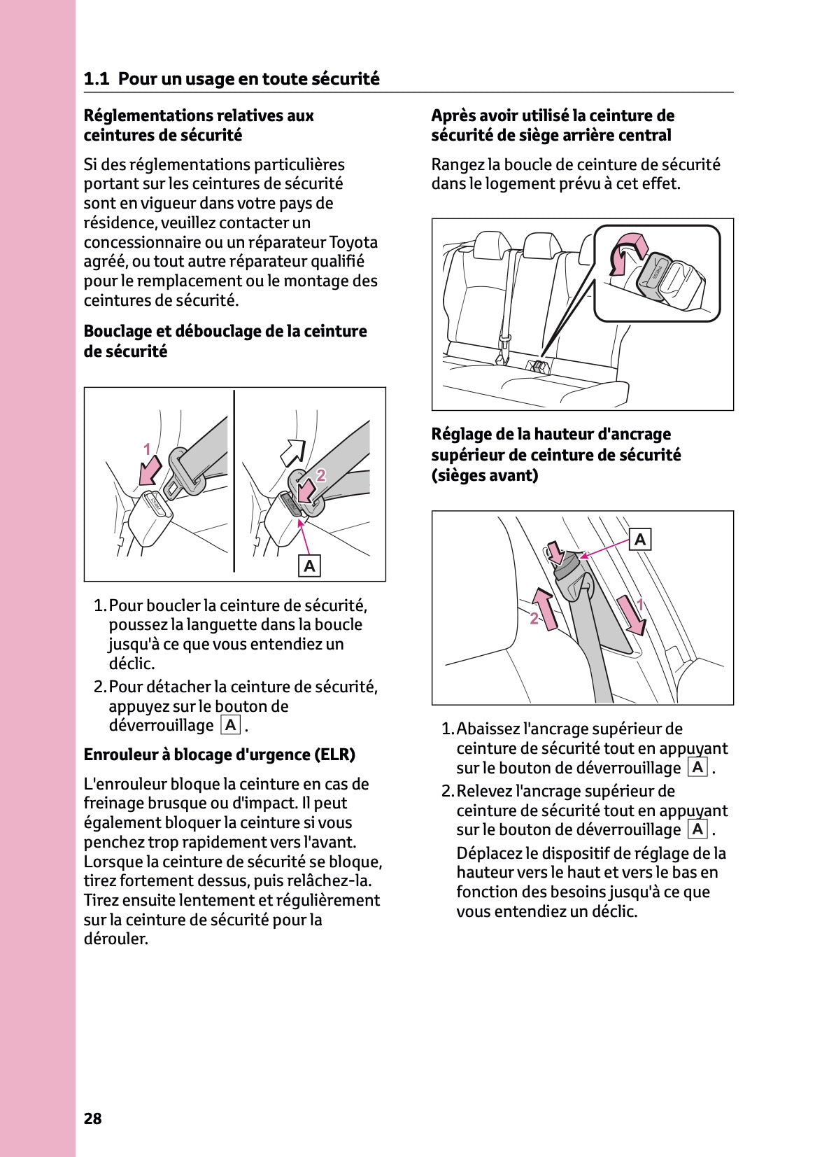 2023-2024 Toyota C-HR Hybrid Manuel du propriétaire | Français