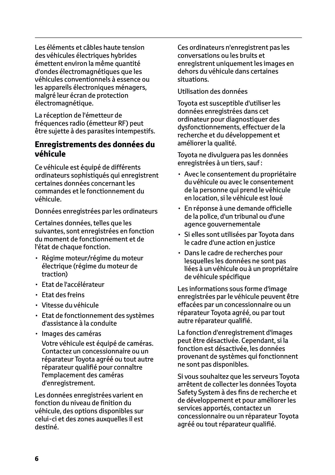 2023-2024 Toyota C-HR Hybrid Manuel du propriétaire | Français