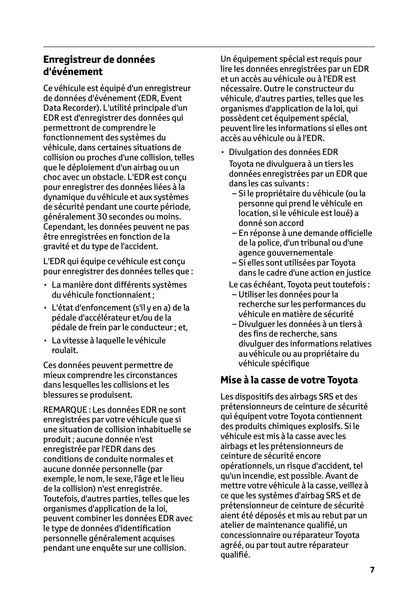 2023-2024 Toyota C-HR Hybrid Manuel du propriétaire | Français