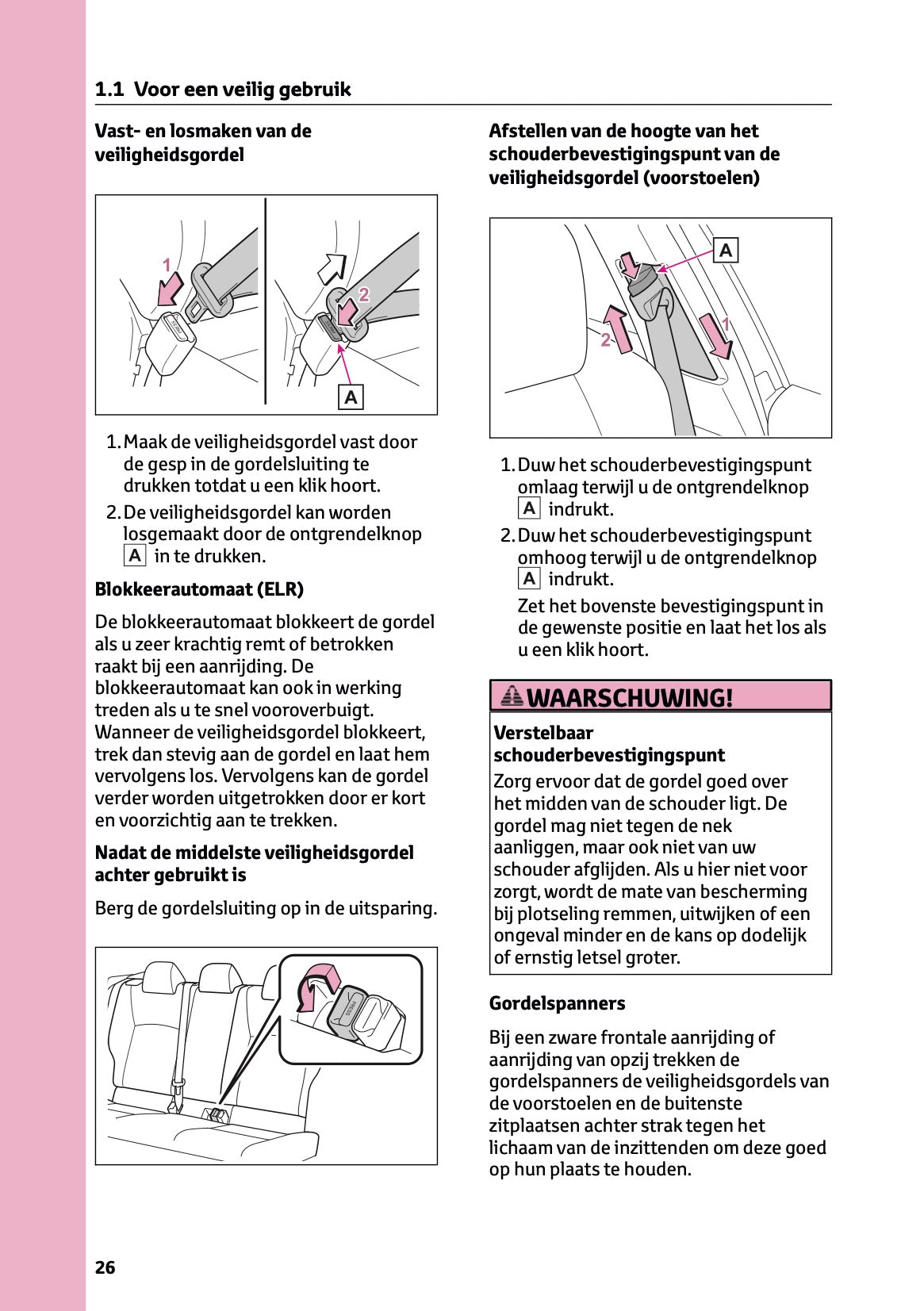 2023-2024 Toyota C-HR Hybrid Owner's Manual | Dutch