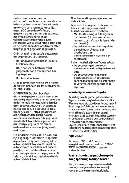 2026 Toyota C-HR Hybrid Gebruikershandleiding | Nederlands