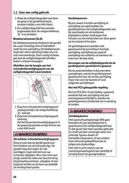 2026 Toyota C-HR+ Owner's Manual | Dutch