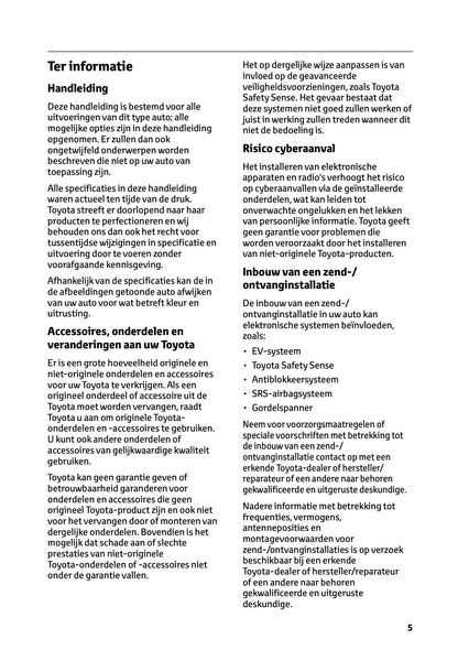 2026 Toyota C-HR+ Owner's Manual | Dutch