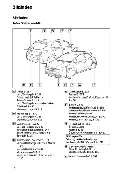 2026 Toyota Corolla Hybrid Hatchback/Touring Sports Bedienungsanleitung | Deutsch