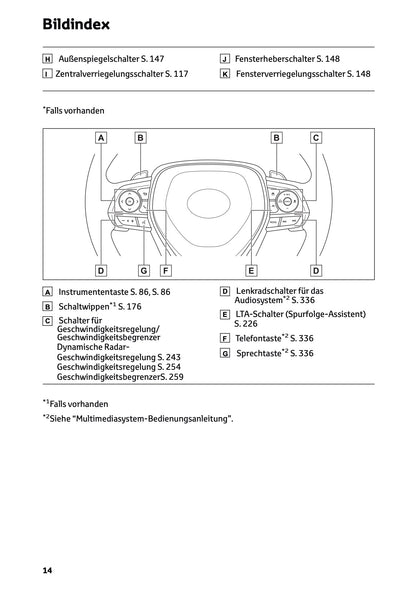 2026 Toyota Corolla Hybrid Hatchback/Touring Sports Bedienungsanleitung | Deutsch