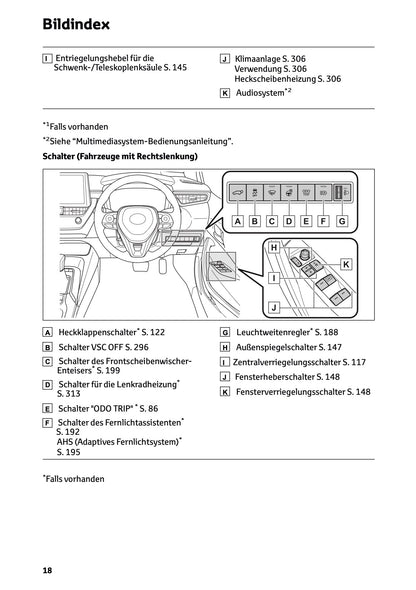 2026 Toyota Corolla Hybrid Hatchback/Touring Sports Bedienungsanleitung | Deutsch