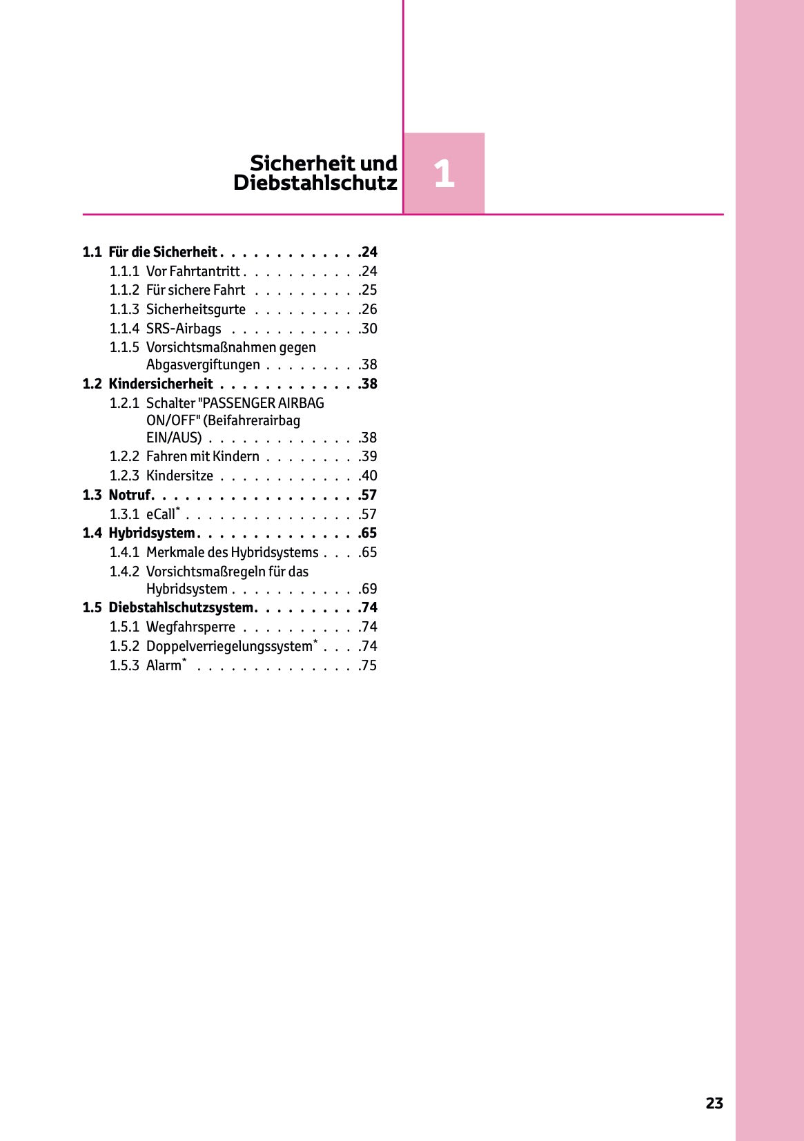 2026 Toyota Corolla Hybrid Hatchback/Touring Sports Bedienungsanleitung | Deutsch