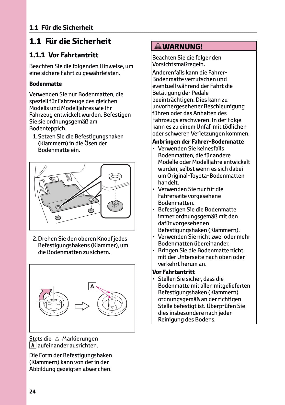 2026 Toyota Corolla Hybrid Hatchback/Touring Sports Bedienungsanleitung | Deutsch