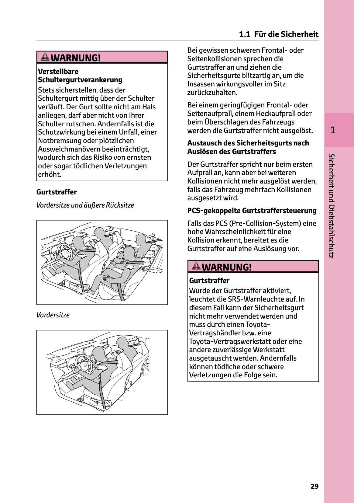 2026 Toyota Corolla Hybrid Hatchback/Touring Sports Bedienungsanleitung | Deutsch