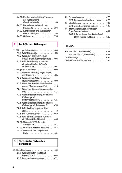2026 Toyota Corolla Hybrid Hatchback/Touring Sports Bedienungsanleitung | Deutsch