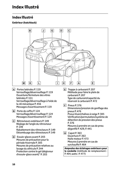 2026 Toyota Corolla Hybrid Hatchback/Touring Sports Manuel du propriétaire | Français
