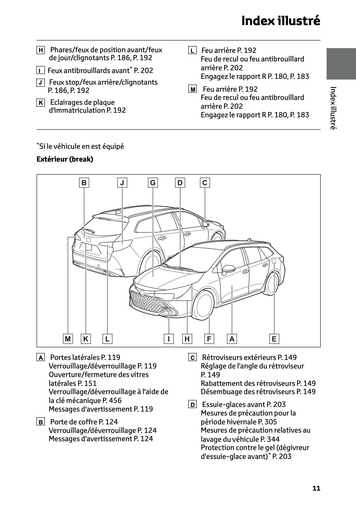 2026 Toyota Corolla Hybrid Hatchback/Touring Sports Manuel du propriétaire | Français