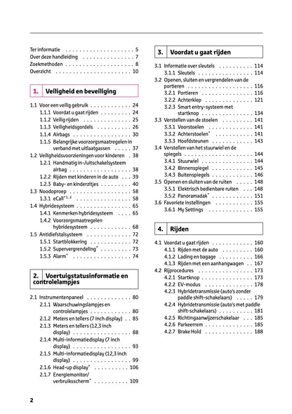 2023 Toyota Corolla Hybrid Hatchback/Touring Sports Owner's Manual | Dutch