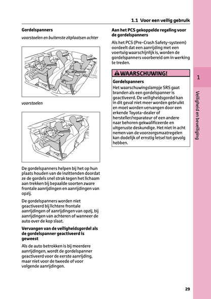 2023 Toyota Corolla Hybrid Hatchback/Touring Sports Owner's Manual | Dutch