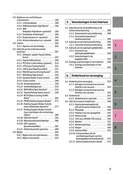 2023 Toyota Corolla Hybrid Hatchback/Touring Sports Owner's Manual | Dutch