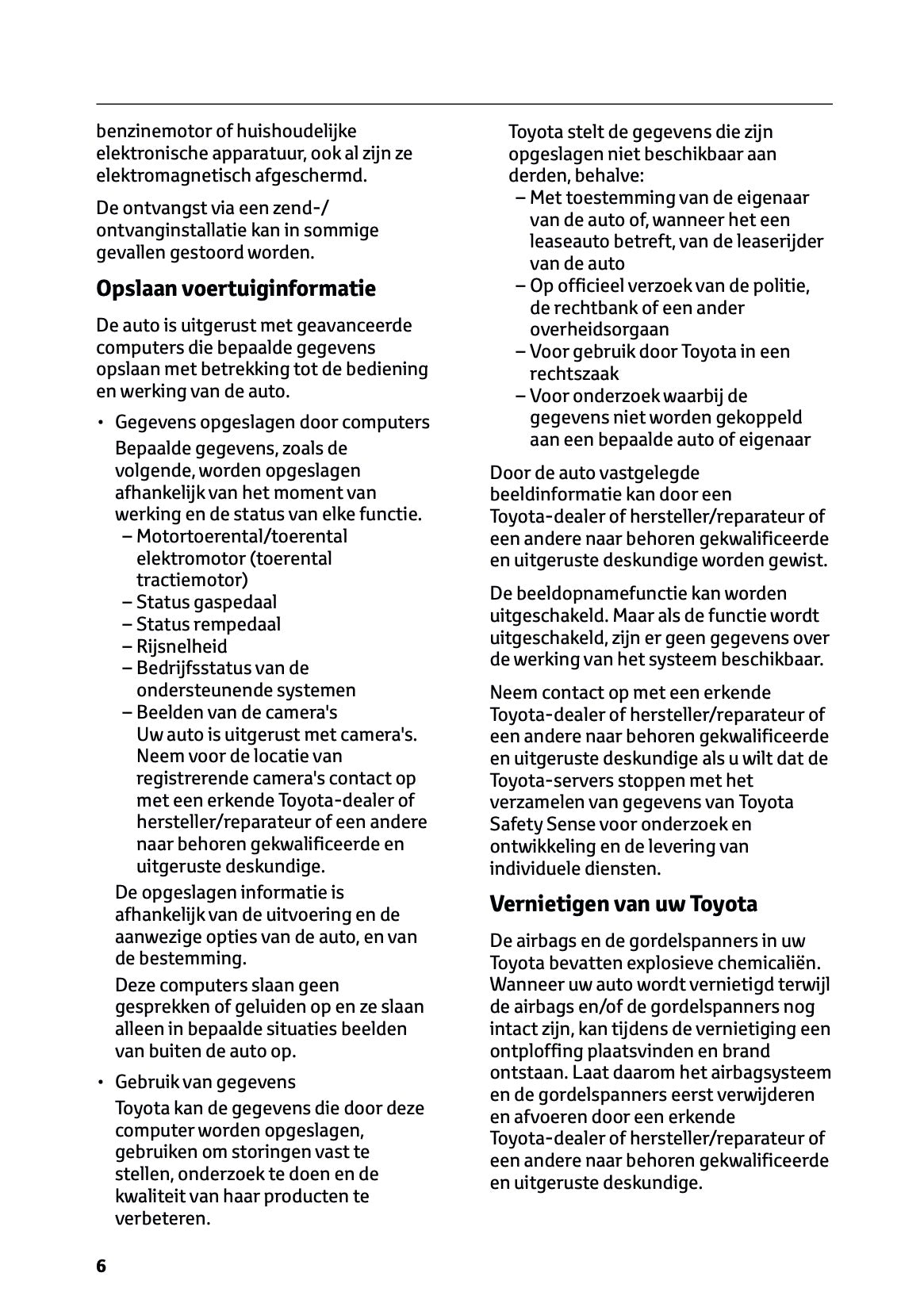 2023 Toyota Corolla Hybrid Hatchback/Touring Sports Owner's Manual | Dutch