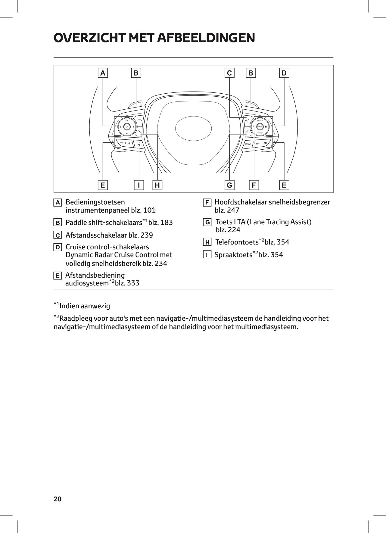 2022-2023 Toyota Corolla Hybrid Hatchback/Touring Sports Owner's Manual | Dutch