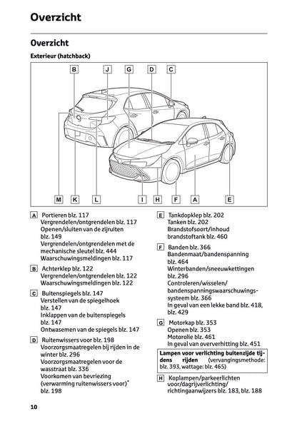 2026 Toyota Corolla Hybrid Hatchback/Touring Sports Gebruikershandleiding | Nederlands