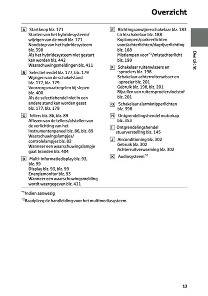 2026 Toyota Corolla Hybrid Hatchback/Touring Sports Gebruikershandleiding | Nederlands