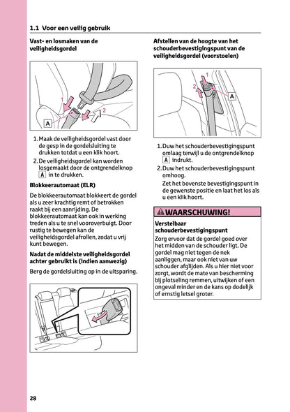 2026 Toyota Corolla Hybrid Hatchback/Touring Sports Gebruikershandleiding | Nederlands