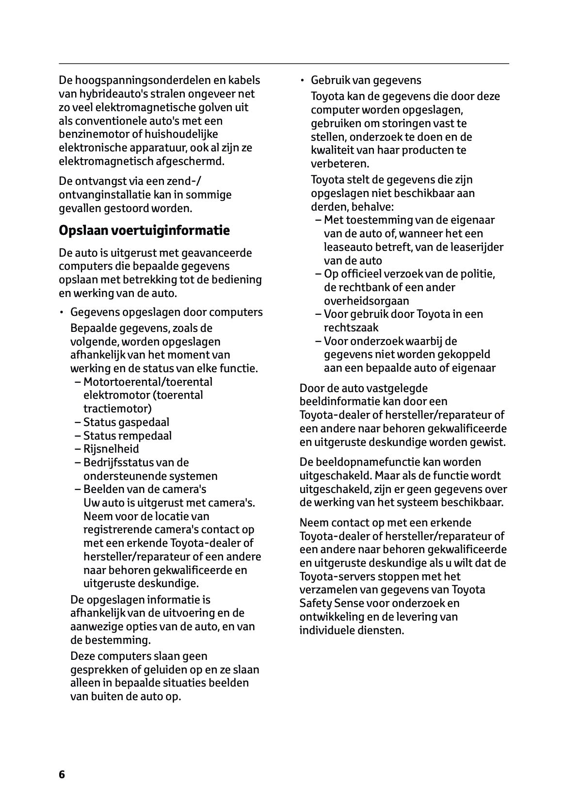 2026 Toyota Corolla Hybrid Hatchback/Touring Sports Gebruikershandleiding | Nederlands