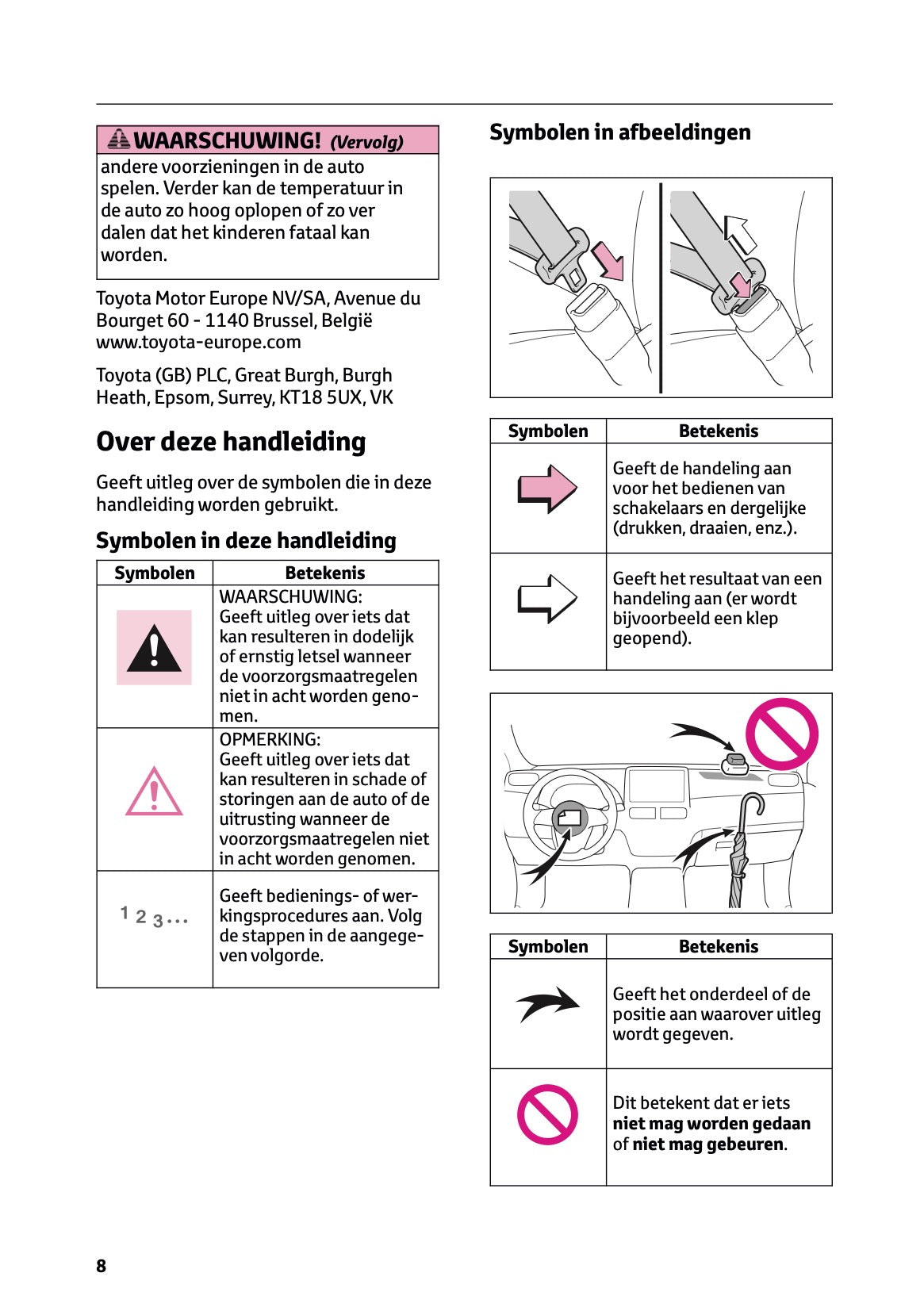 2026 Toyota Corolla Hybrid Hatchback/Touring Sports Gebruikershandleiding | Nederlands