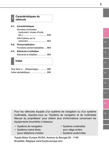 2020-2021 Toyota Land Cruiser 150 Owner's Manual | French