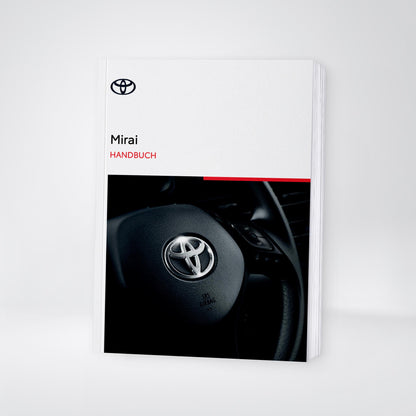2025-2026 Toyota Mirai Bedienungsanleitung | Deutsch