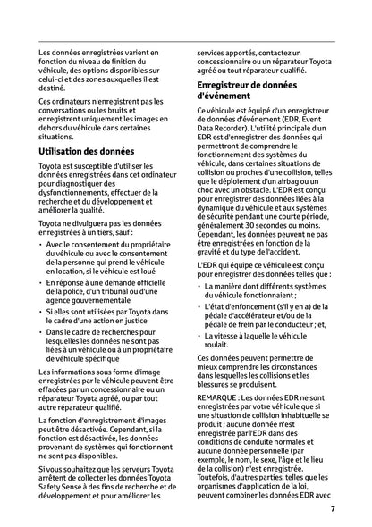 2025-2026 Toyota Mirai Owner's Manual | French