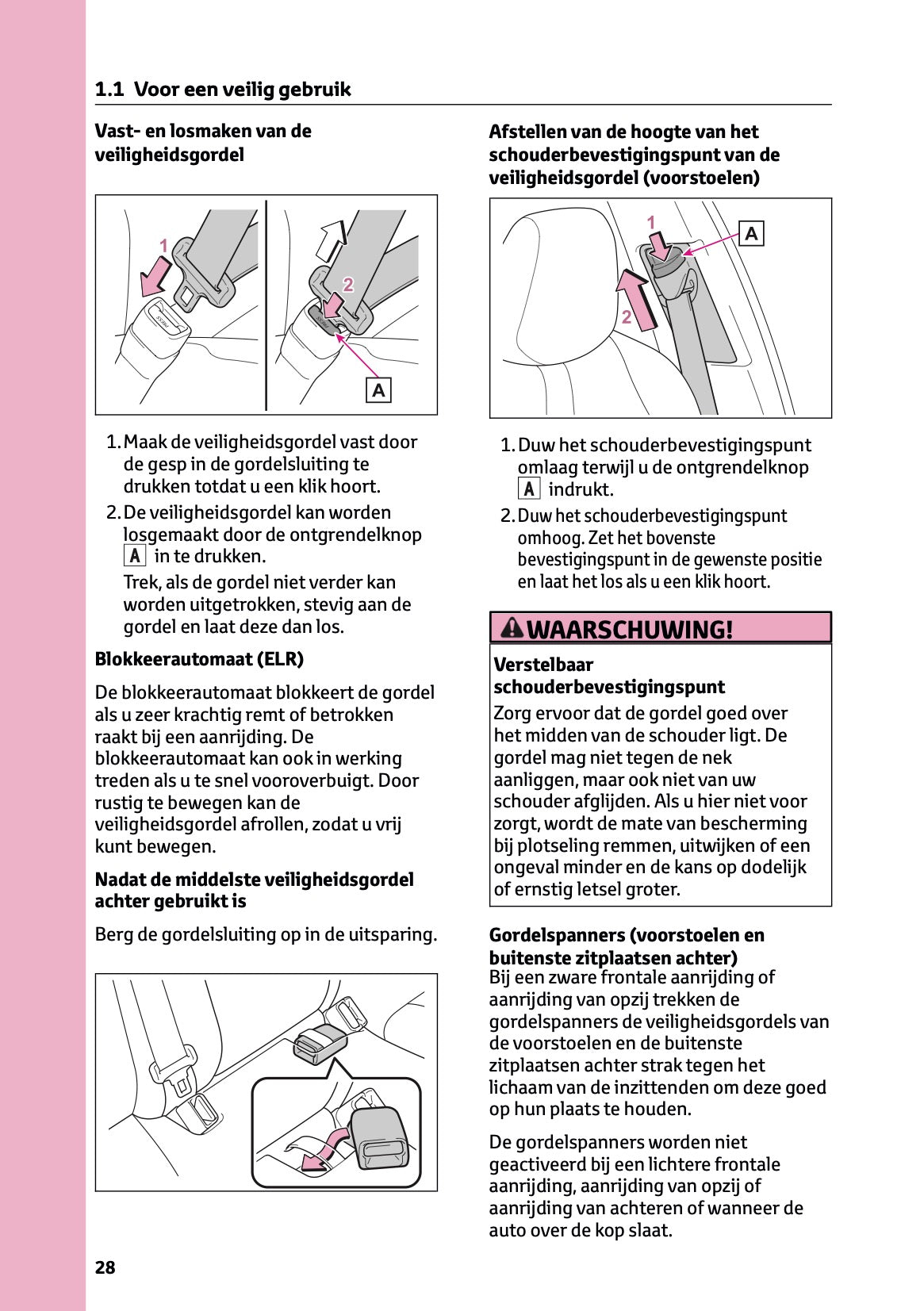 2025-2026 Toyota Mirai Owner's Manual | Dutch