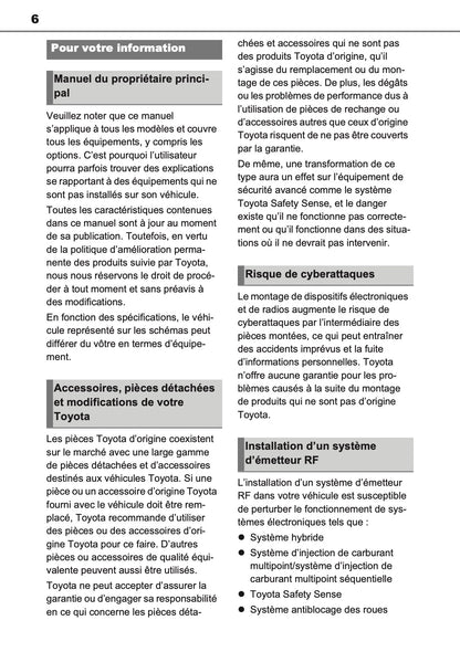 2023 Toyota Prius PHEV Owner's Manual | French