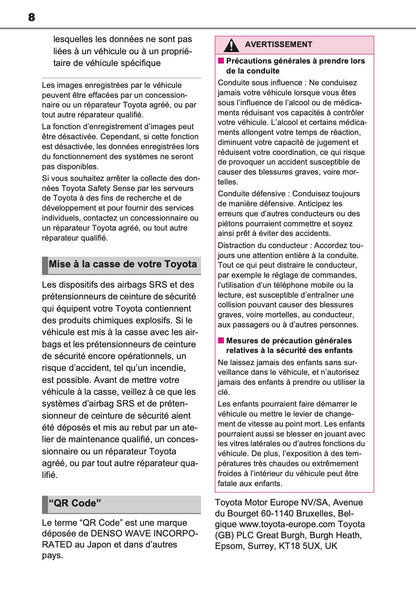 2023 Toyota Prius PHEV Owner's Manual | French