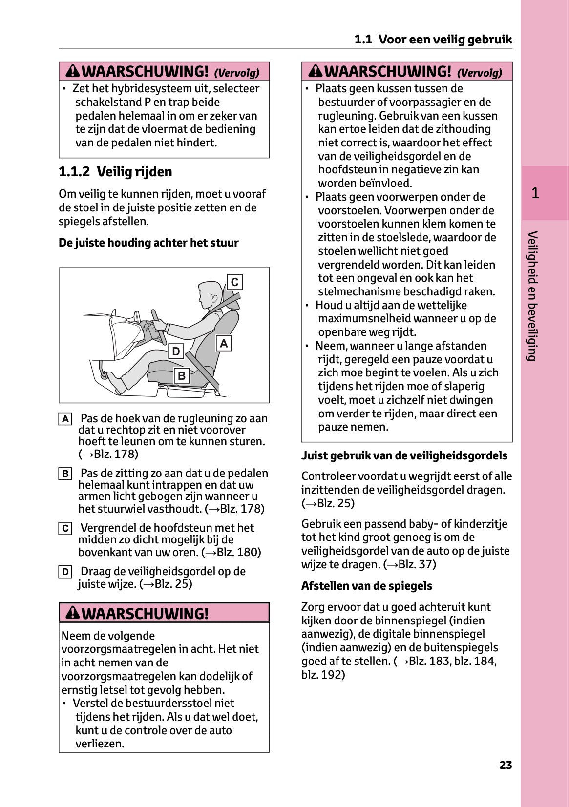 2023-2024 Toyota Prius Manuel du propriétaire | Néerlandais
