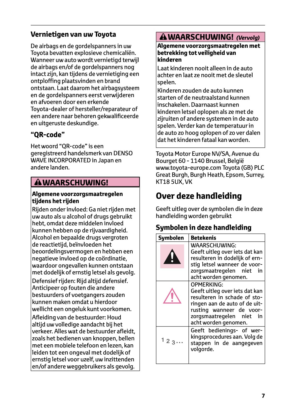 2023-2024 Toyota Prius Manuel du propriétaire | Néerlandais