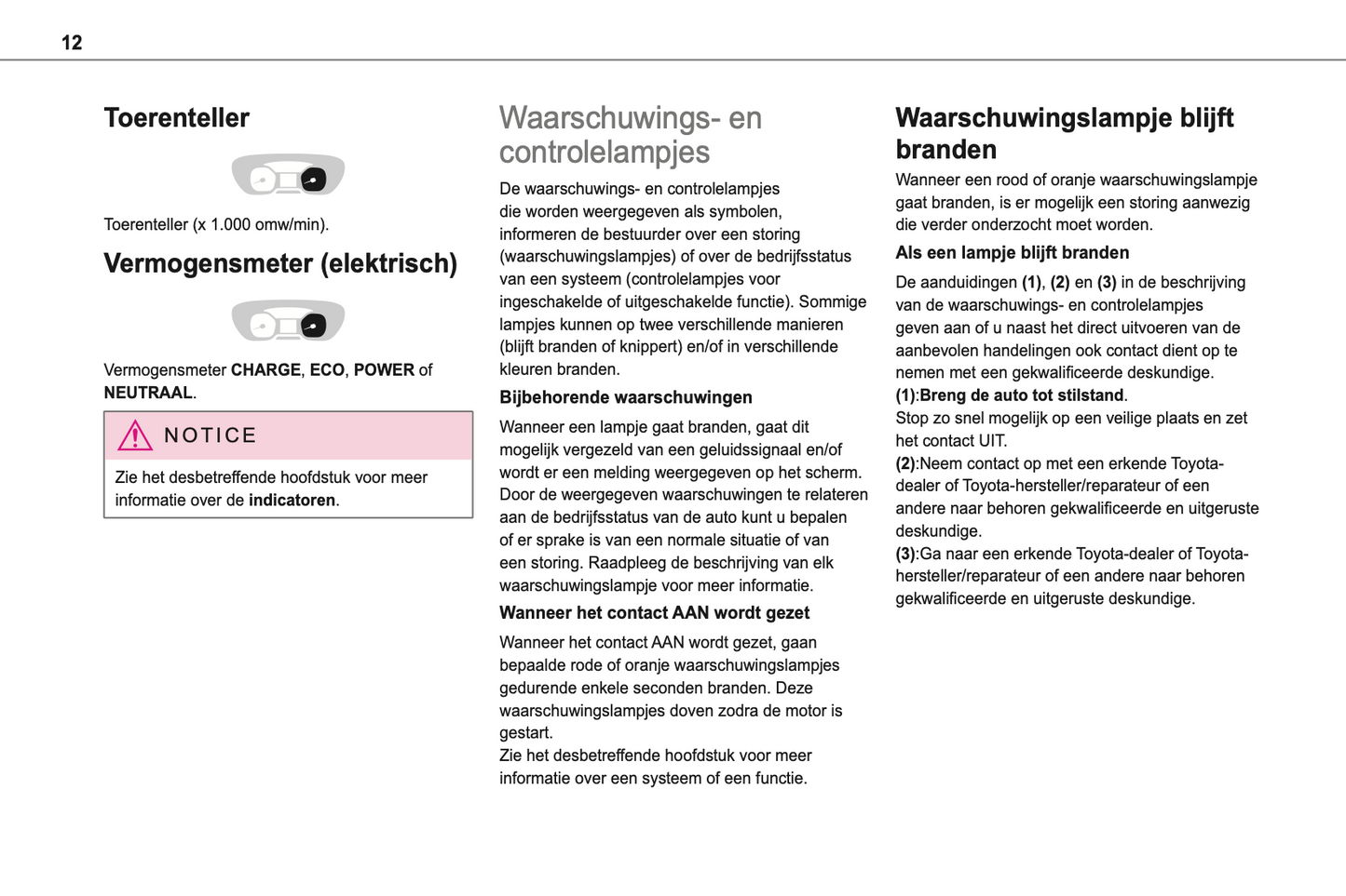 2021-2022 Toyota Proace Van/Proace Verso Owner's Manual | Dutch