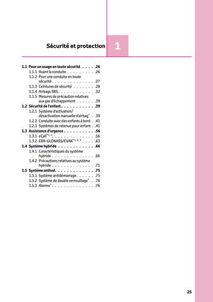 2026 Toyota RAV4 Hybrid Owner's Manual | French