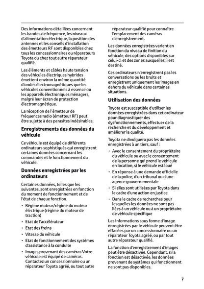 2026 Toyota RAV4 Hybrid Owner's Manual | French