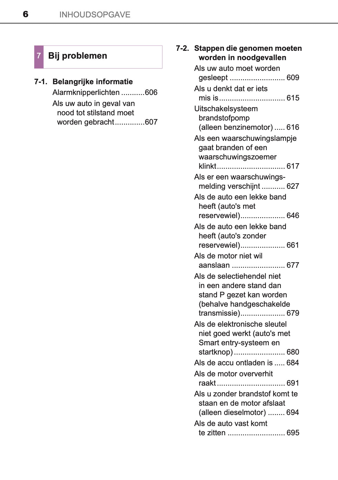 2014-2015 Toyota RAV4 Owner's Manual | Dutch