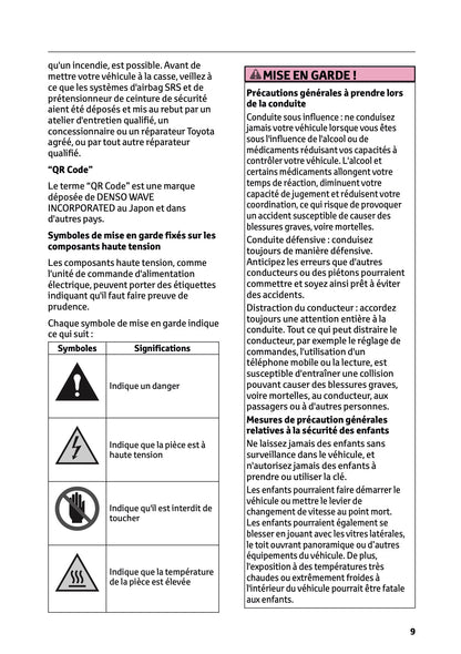 2026 Toyota RAV4 Plug-in-Hybrid Owner's Manual | French