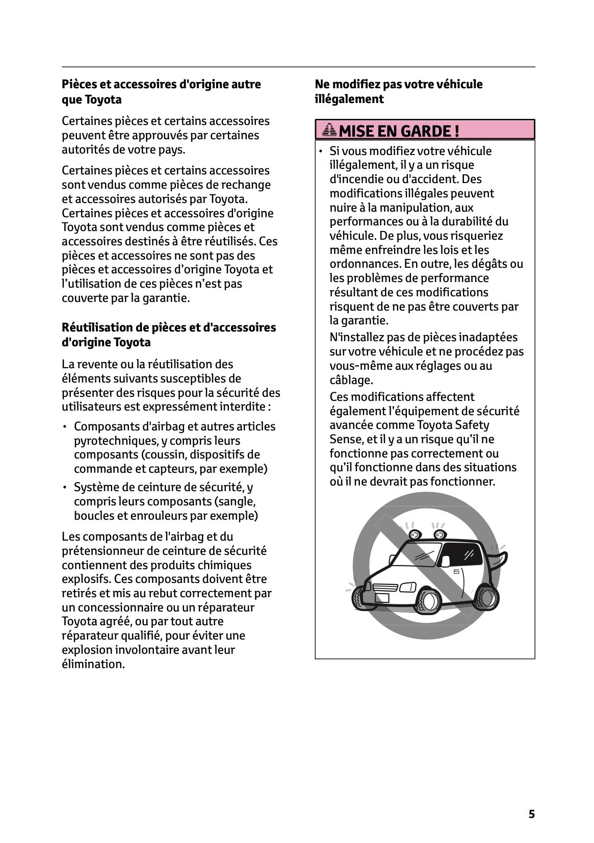 2025-2026 Toyota Urban Cruiser Manuel du propriétaire | Français