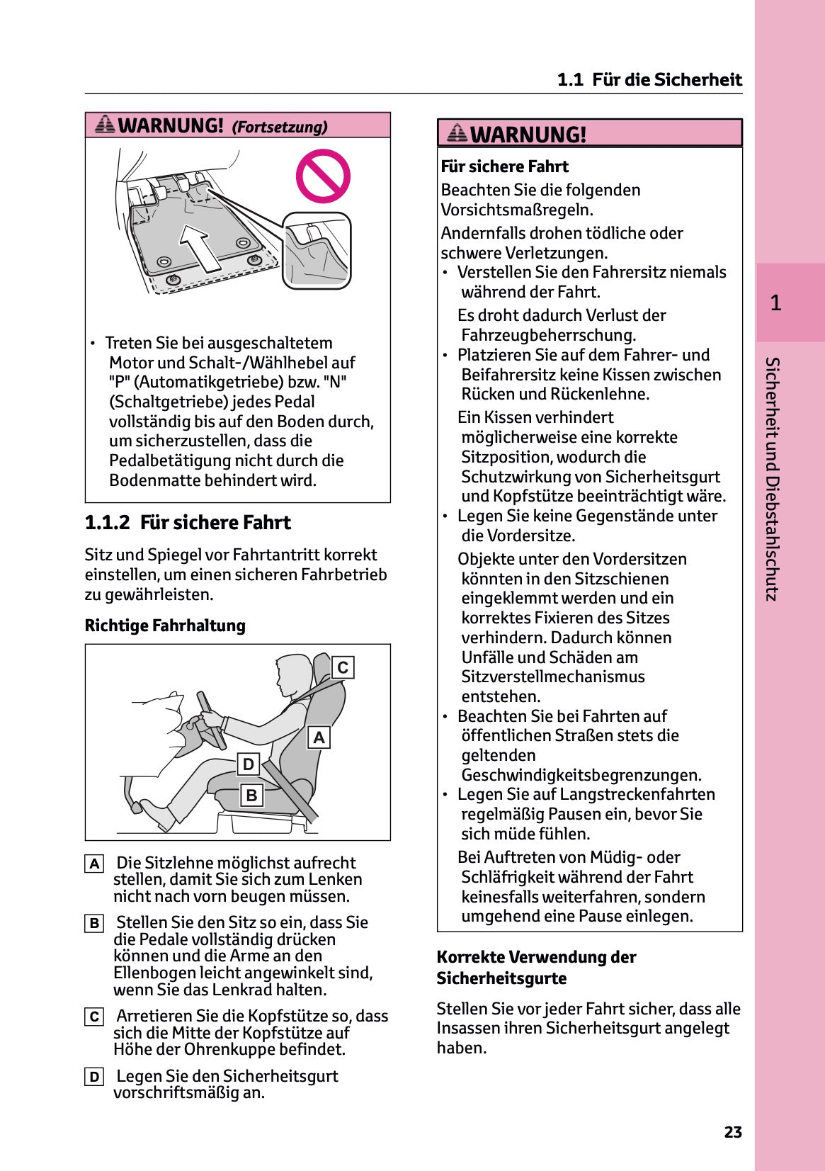 2025 Toyota GR Yaris Owner's Manual | German