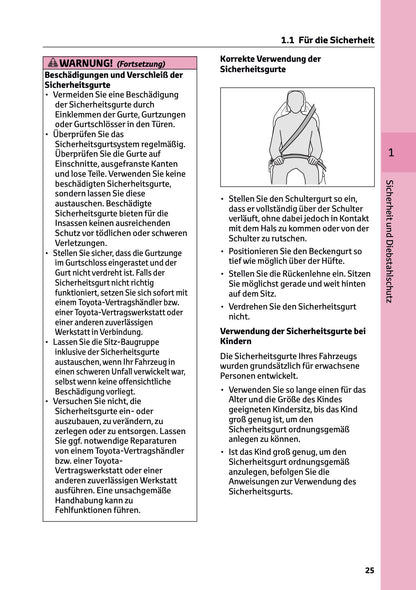 2025 Toyota GR Yaris Owner's Manual | German