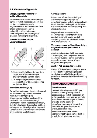 2025 Toyota GR Yaris Owner's Manual | Dutch
