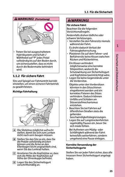 2025 Toyota Yaris Cross Hybrid Owner's Manual | German