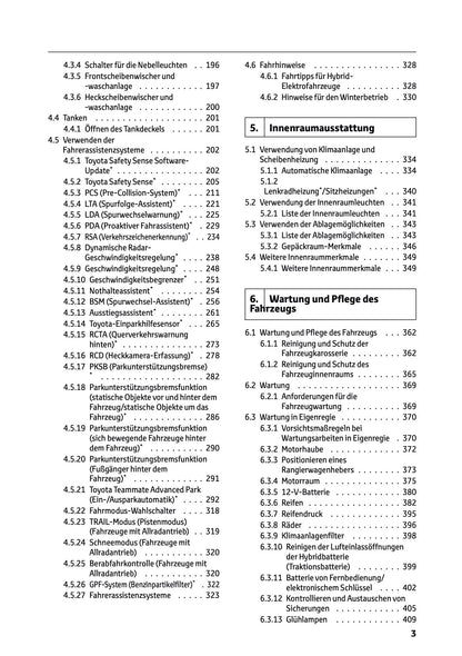 2025 Toyota Yaris Cross Hybrid Owner's Manual | German
