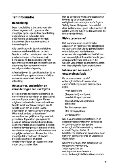 2024 Toyota Yaris Cross Hybrid Owner's Manual | Dutch